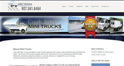 Desktop Screenshot of cookinletminitrucks.com